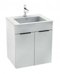 JIKA - Cube Skříňka s umyvadlem, 54x42x62 cm, bílá (H4536111763001)