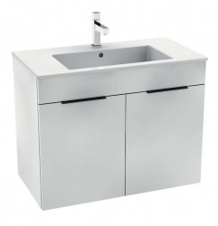 JIKA - Cube Skříňka včetně umyvadla, 79x42x62 cm, bílá (H4537521763001)