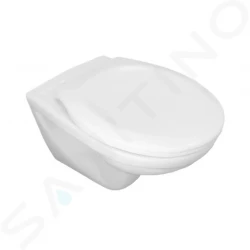 JIKA - Dino Závěsné WC se sedátkem SoftClose, Rimless, Dual Flush, bílá (H8603770000001)