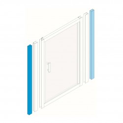 JIKA - Lyra plus Rozšiřovací profil pro sprchové dveře Lyra Plus (H2913880000141)