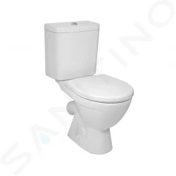 JIKA - Lyra plus WC kombi, Dual Flush, boční napouštění, bílá (H8263840002411)