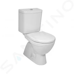 JIKA - Lyra plus WC kombi, Dual Flush, boční napouštění, bílá (H8263870002411)