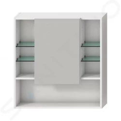 JIKA - Lyra Zrcadlová skříňka, 775x132x800 mm, bílá (H4532510383041)