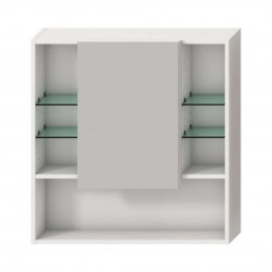 JIKA - Lyra Zrcadlová skříňka, 78x13x80 cm, bílá (H4532510383041)