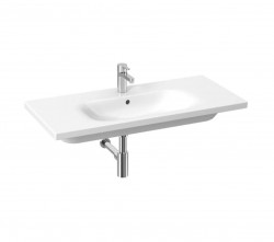 JIKA - Mio-N Umyvadlo 100x45 cm, s přepadem, otvor pro baterii, bílá (H8147130001041)