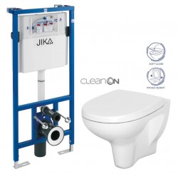 JIKA předstěnový instalační systém bez tlačítka + WC CERSANIT ARTECO CLEANON + SEDÁTKO (H895652 X AT1)