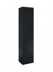 JIKA - Pure Vysoká skříňka 180x40x35 cm, 2 dvířka L/P, matná černá (H43J2322303531)