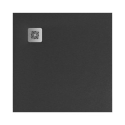 JIKA - Selina Sprchová vanička 90x90 cm, Anti-Slip, černá (H2132K3R110001)