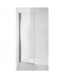 JIKA - Tigo Vanová zástěna, 600x1500, levá/pravá, stříbrná/čiré sklo (H2562140026681)