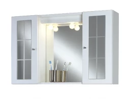 JOKEY Oslo 90 SP bílá/sklo zrcadlová skříňka MDF 117112020-0120 (117112020-0120)