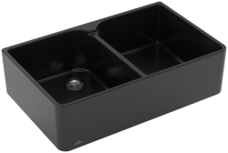Keramický dřez Villeroy & Boch Farmhouse 80 X, 638001R7, Pure Black (638001R7)