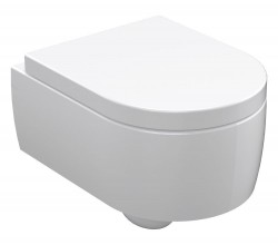 KERASAN - FLO závěsná WC mísa, 36x50cm, bílá (311501)