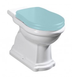 KERASAN - RETRO WC kombi mísa 38,5x72cm, spodní odpad, bílá (101201)