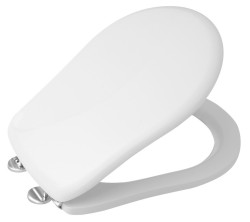 KERASAN - RETRO WC sedátko, bílá/chrom (109001N)