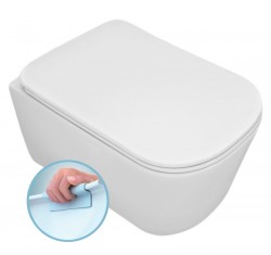 KERASAN - TRIBECA závěsná WC mísa, Rimless, 35x54cm, bílá (511401)