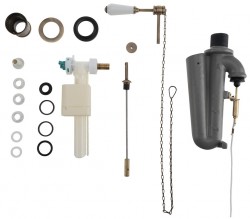 KERASAN - WALDORF-RETRO splachovací mechanismus s řetízkem, bronz (754593)