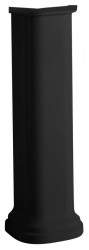KERASAN - WALDORF universální keramický sloup k umyvadlům 60, 80cm, černá mat (417031)