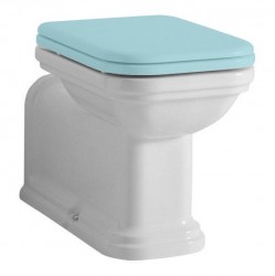 KERASAN - WALDORF WC mísa stojící, 37x65cm, spodní/zadní odpad, bílá (411601)
