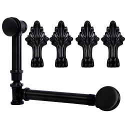 KERRA - Sada k vaně Antica ACZ (černý mat) (5907548115720)