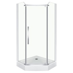 KERRA - Sprchová kabina pětiúhelníková Glasgow Plus 100 (5907548112644)