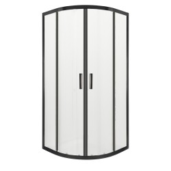 KERRA - Sprchový kout bez vaničky Soho 90 (černý) (5907548118738)