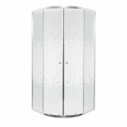 KERRA - Sprchový kout Bílý Pixel 90 (bez vaničky) (5907548117380)