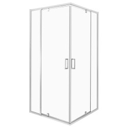 KERRA - Sprchový kout Dunaj 2D 80-90x80-90 (bez vaničky) (5907548116420)