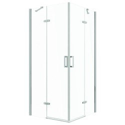 KERRA - Sprchový kout Flow 90 Chrom (bez vaničky) (5907548117854)