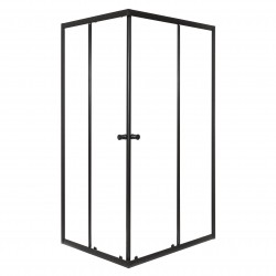 KERRA - Sprchový kout Olga černá SQ 90x80(bez vaničky) (5907548125897)