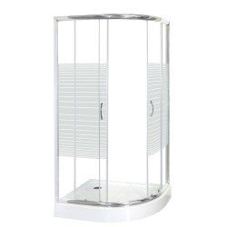 KERRA - Sprchový kout s vaničkou Madera 100x80 Levá (5907548117809)