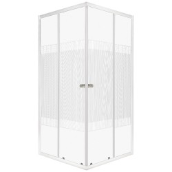 KERRA - Sprchový kout Xenia SQ bílá 80 (bez vaničky) (5907548123008)