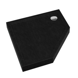 KERRA - Vanička pětiboká Prato 90 (černý, struktura) (5907548117441)