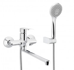 KFA - AGAT vanová a umyvadlová baterie s příslušenstvím, výtok 350 mm chrom (4428-715-00)