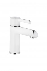 KFA - ANGELIT stojánková umyvadlová baterie, bílá-chrom + click/clack (4722-815-40)