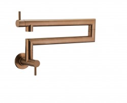 KFA - Bat. Duero pot filler, kuchyňská, nástěnná, kloubová, broušené růžové zlato (6623-030-34)