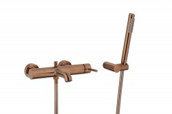 KFA - Bat. Moza vanová broušené růžové zlato s kompletem sprchy Premium (5034-520-34)