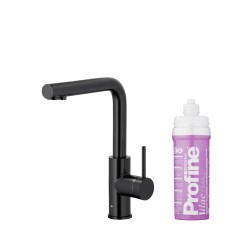 KFA - Baterie dřezová DUERO PURE BASIC, s filtrací, černá (6623-915-81)