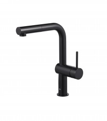 KFA - Baterie Duero Edge, kuchyňská, stojící, s vyjímatelnou a otočnou výtokovou armaturou, černá (6623-510-81)