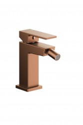 KFA - Baterie Logon bidetová, stojící, s výpustí klik-klak, PVD broušené růžové zlato (5137-015-34)