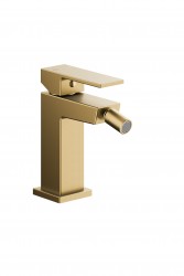 KFA - Baterie Logon bidetová, stojící, s výpustí klik-klak, PVD broušené světlé zlato (5137-015-39)