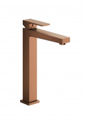 KFA - Baterie Logon umyvadlová, stojící, na desku, s výpustí klik-klak, PVD broušené růžové zlato (5132-612-34)