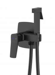 KFA - Baterie Malaga, bidetová, podomítková, nástěnná, černá (4529-512-81)