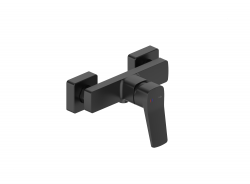 KFA - Baterie Malaga, sprchová, nástěnná, černá (4526-010-81)