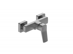 KFA - Baterie Malaga, sprchová, nástěnná, PVD gun metal grey (4526-010-61)