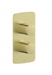 KFA - Baterie Malaga, termostatická, podomítková solo, PVD broušené zlato (5759-001-31)