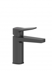 KFA - Baterie Malaga, umyvadlová 35 mm, stojící se spustem klik-klak, černá (4522-825-81)