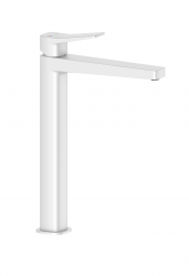 KFA - Baterie Malaga, umyvadlová, na desku se spustem klik-klak, bílá (4522-712-44)
