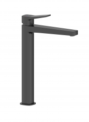 KFA - Baterie Malaga, umyvadlová, na desku se spustem klik-klak, černá (4522-712-81)