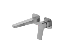 KFA - Baterie Malaga, umyvadlová, podomítková, nástěnná, PVD gun metal grey (4529-810-61)