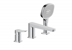 KFA - Baterie Malaga, vanová, 3-dílná stojící, chrom (4525-210-00)